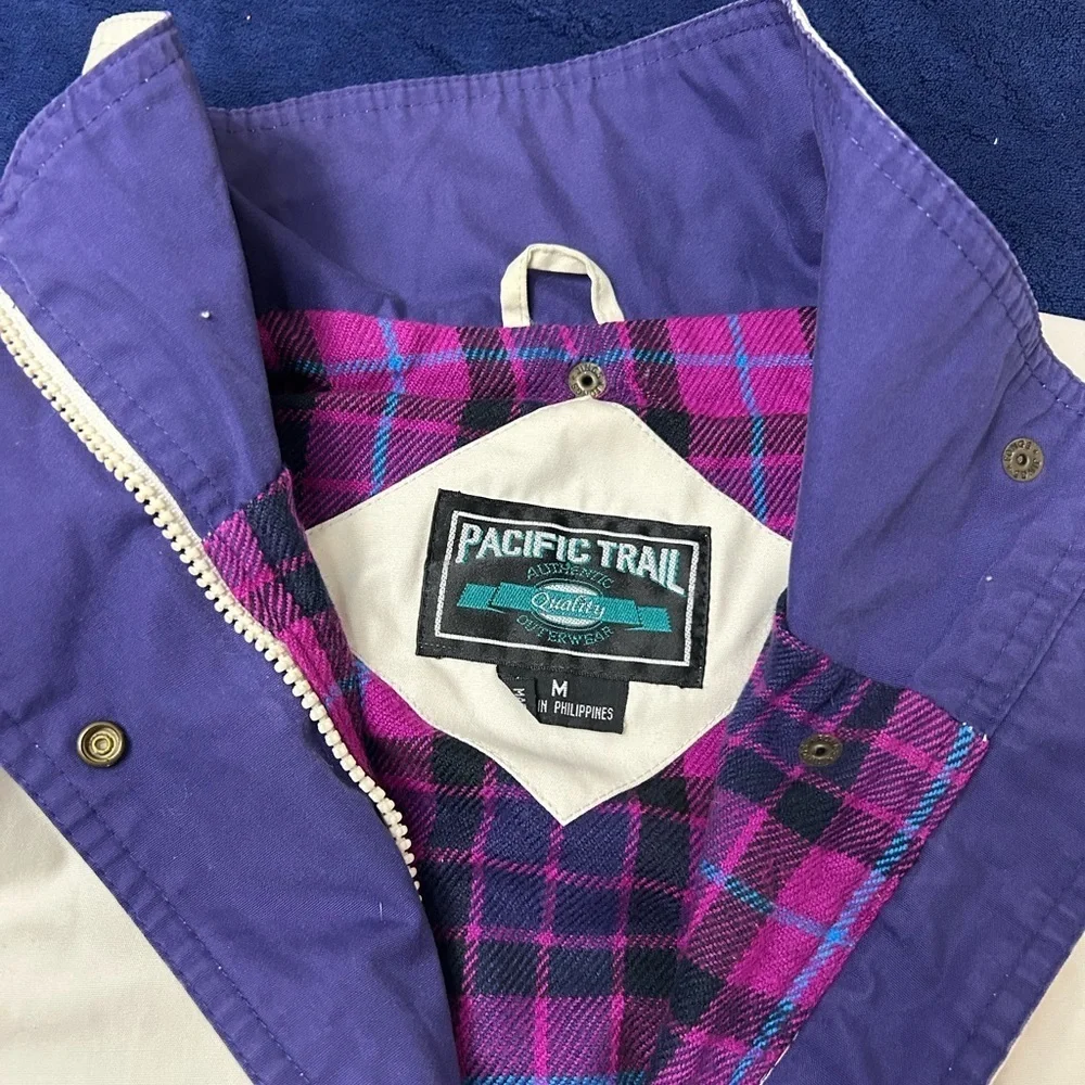 Pacific Trail Y2K Purple and Cream Jacket
